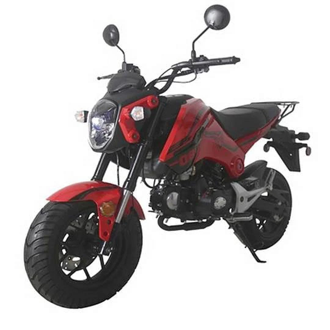 TAO HELLCAT 125Cc Motorcycle Bike 125 Dirt Bike 125Cc Street Motorcycle Gas Bike Adults Dirtbike | Sporty RED