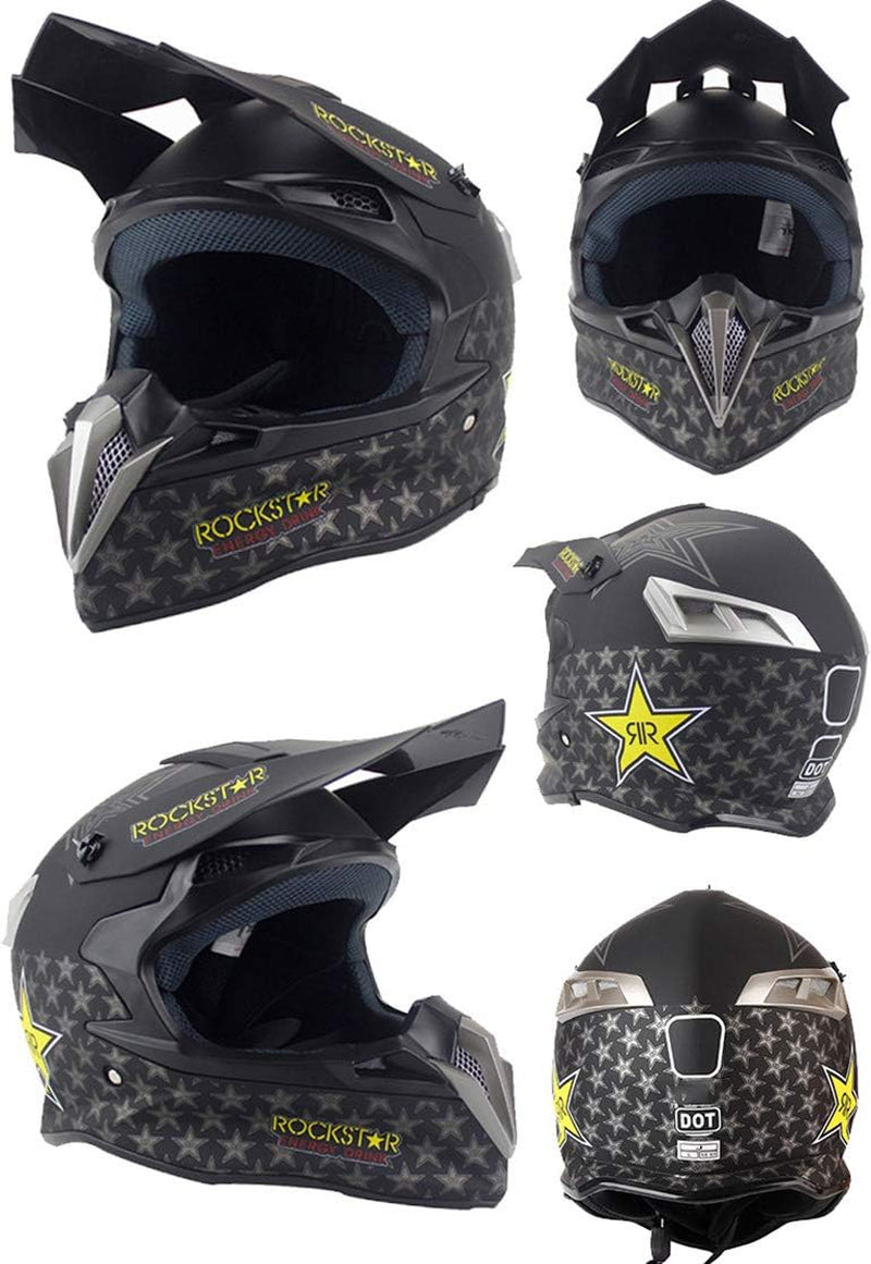 Motocross off Road Street Dirt Bike Full Face Motorcycle Helmet MX MTV