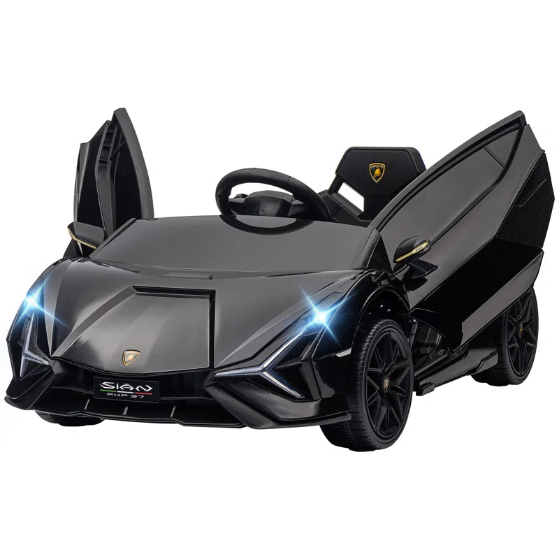12V Ride on Car, Lamborghini SIAN Licensed Battery Powered Electric Car