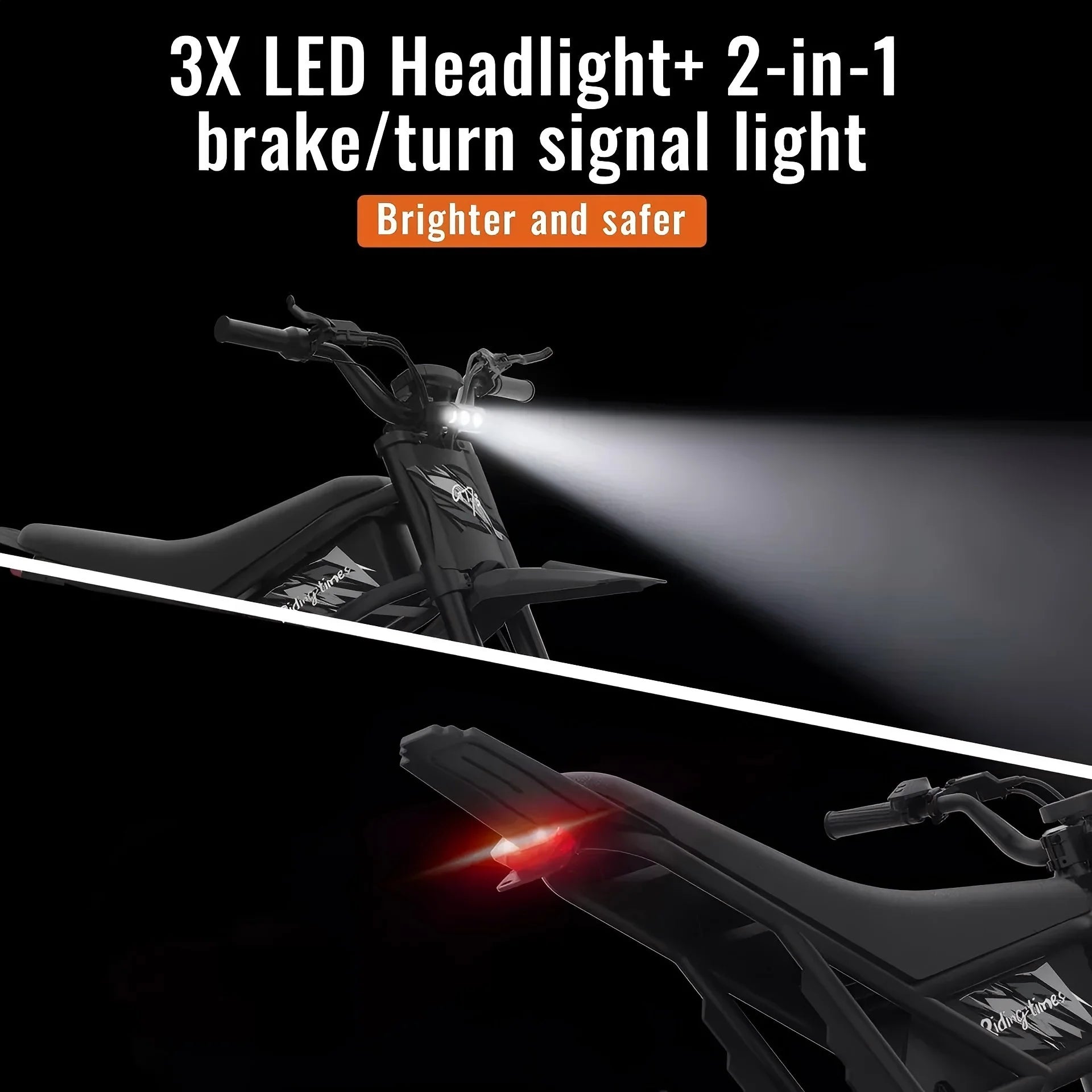 s GT73 Electric Motorbike 2400W 48V 18.2AH*2 Electric BIKE with 25" Tires Digital Screen Carbon Steel,Black