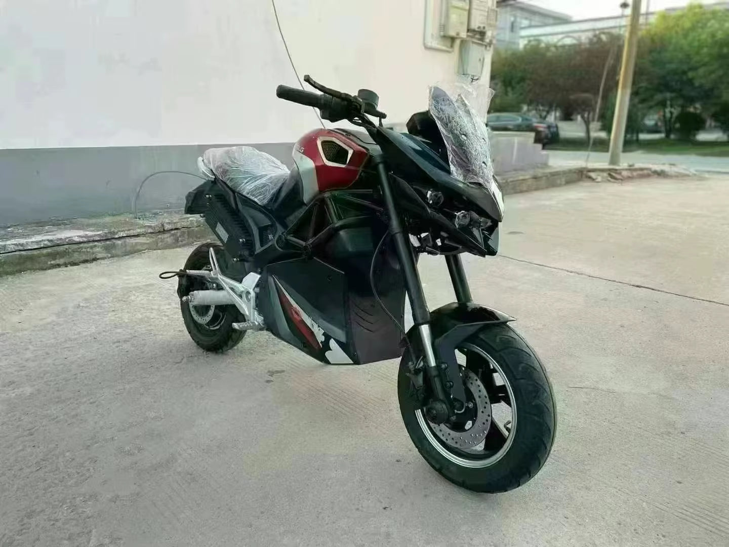 Cl'S New Z6 Electric Motorcycle 72V Electric High-Power Motorcycle Replaced by a High-Speed Electric Motorcycle Sports Car