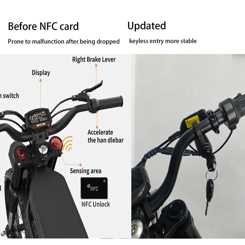 s GT73 Electric Motorbike 2400W 48V 18.2AH*2 Electric BIKE with 25" Tires Digital Screen Carbon Steel,Black