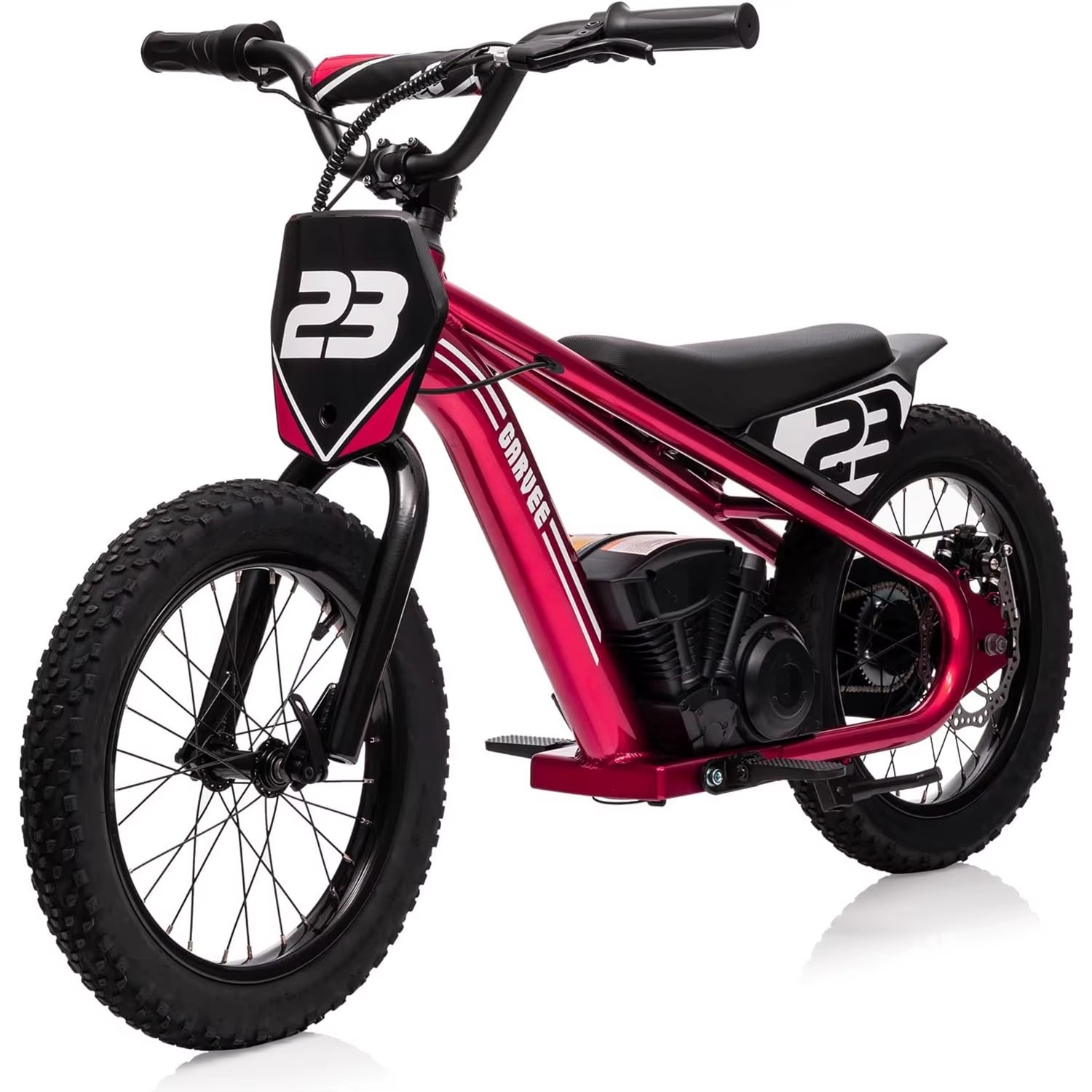 24V Electric Dirt Bike for Kids 250W Electric Motorcycle 16 Inch Electric Balance Bike for Ages 6-12Y up to 15.53MPH & 3 Speed