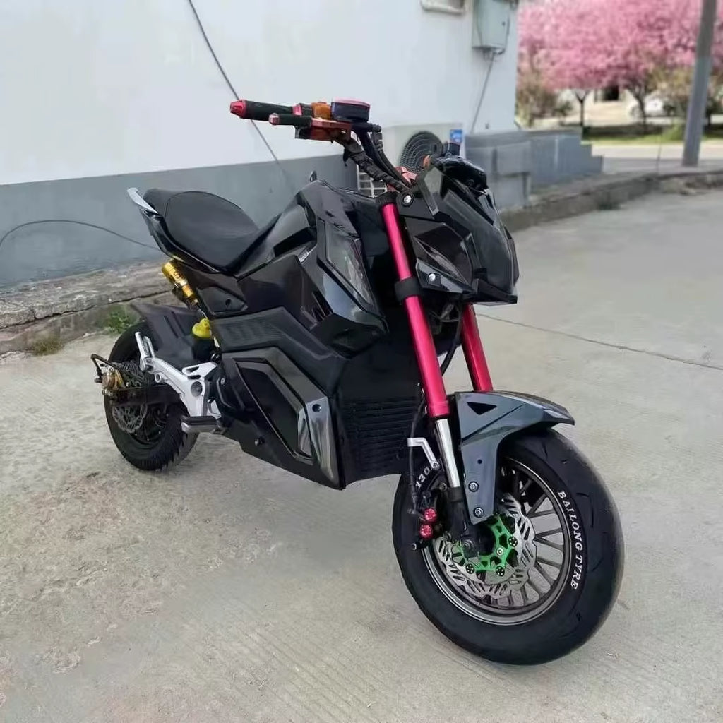 Cl'S New Z6 Electric Motorcycle 72V Electric High-Power Motorcycle Replaced by a High-Speed Electric Motorcycle Sports Car