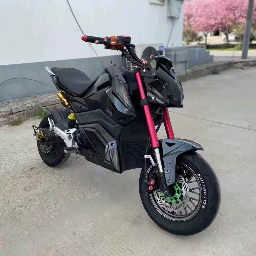 Cl'S New Z6 Electric Motorcycle 72V Electric High-Power Motorcycle Replaced by a High-Speed Electric Motorcycle Sports Car