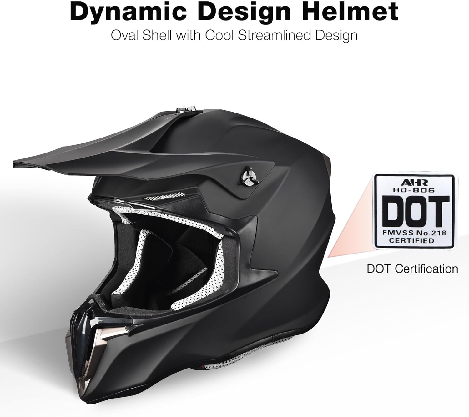 Adult Offroad Dirt Bike Helmet Motocross ATV Dirtbike Outdoor BMX MX Full Face Motorcycle Helmet DOT Approved