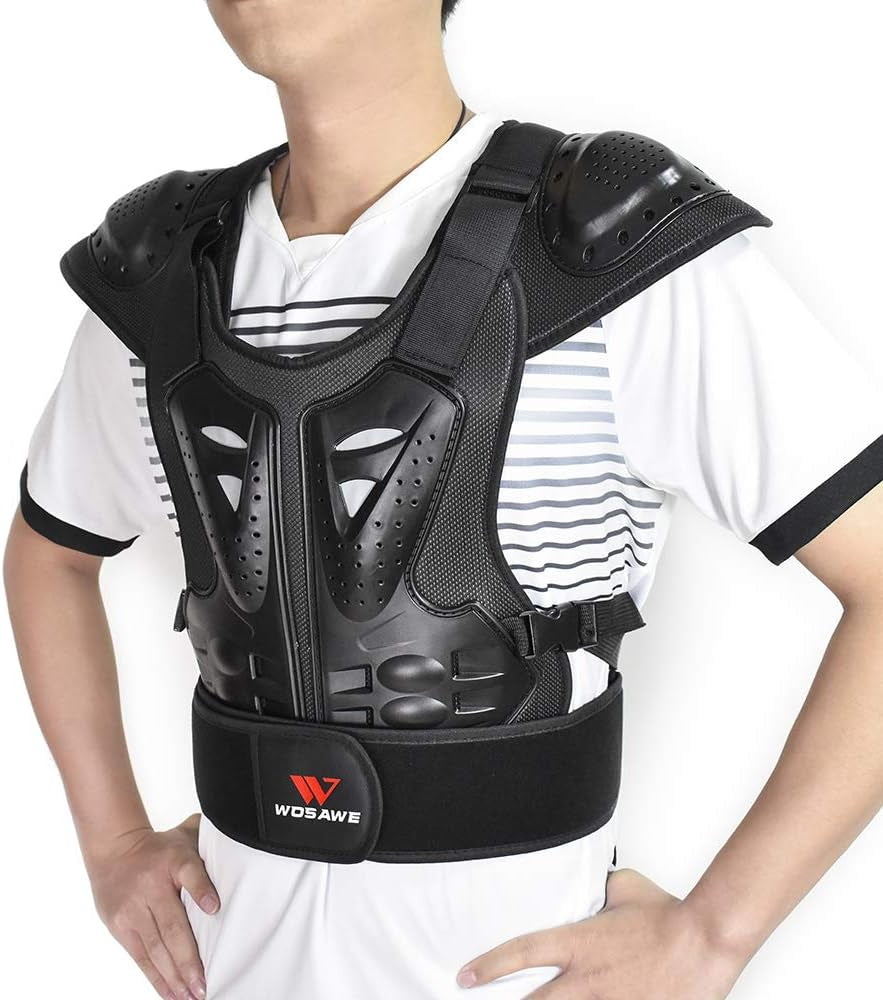 Adults Motorcycle Body ATV Protective Vest Dirtbike Chest Back Protector