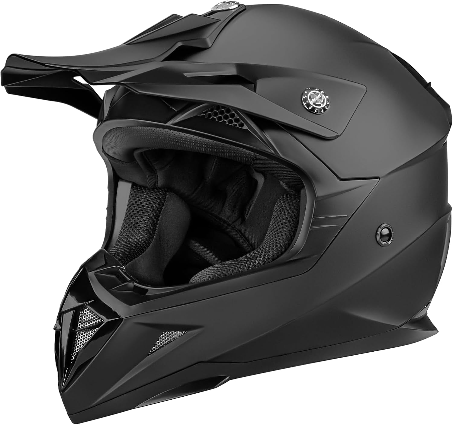 Dirt Bike Helmet DOT Approved - Motocross ATV MX BMX Offroad Full Face Helmet with 8 Ventilation Vents & Removable Liner, Adult Unisex Motorcycle Helmet for Trail Riding - YM-915