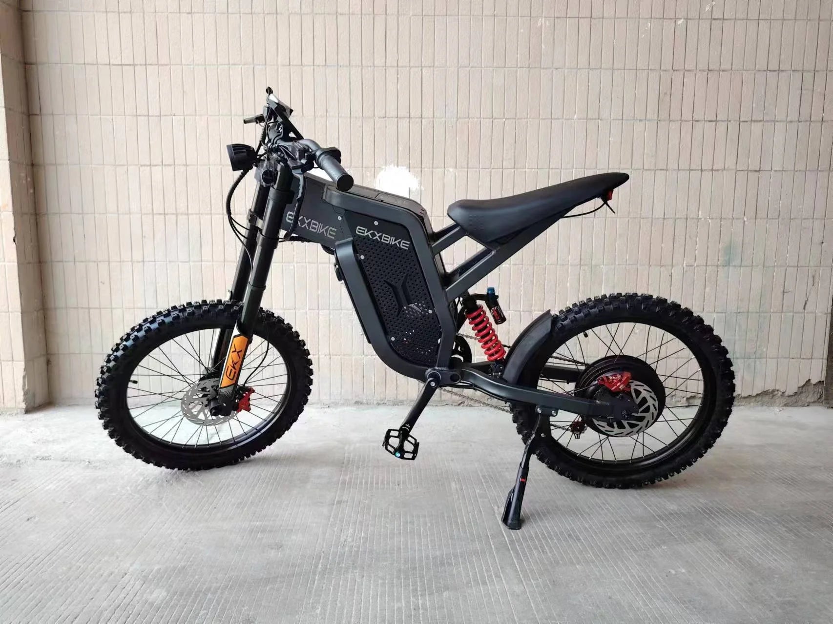 EKX X21 MAX Electric Moutain Dirt Bike for Adults,3000W (Peak 6000W) 45MPH 60V 30AH Removable Samsung Battery E-Bike,19"X2" Offroad Tire Electric Motorcycle Bicycle 7 Speed Full Suspension UL2849