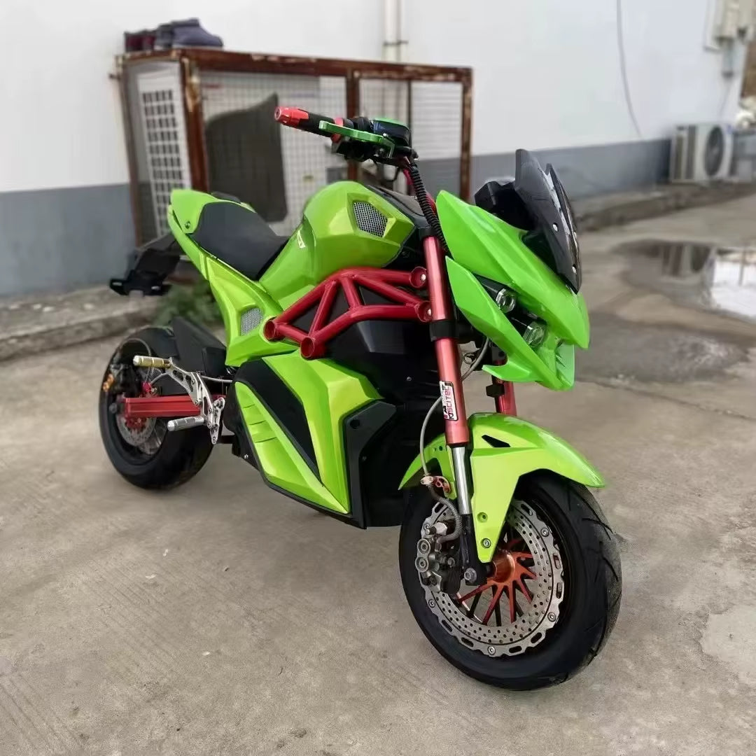 Cl'S New Z6 Electric Motorcycle 72V Electric High-Power Motorcycle Replaced by a High-Speed Electric Motorcycle Sports Car